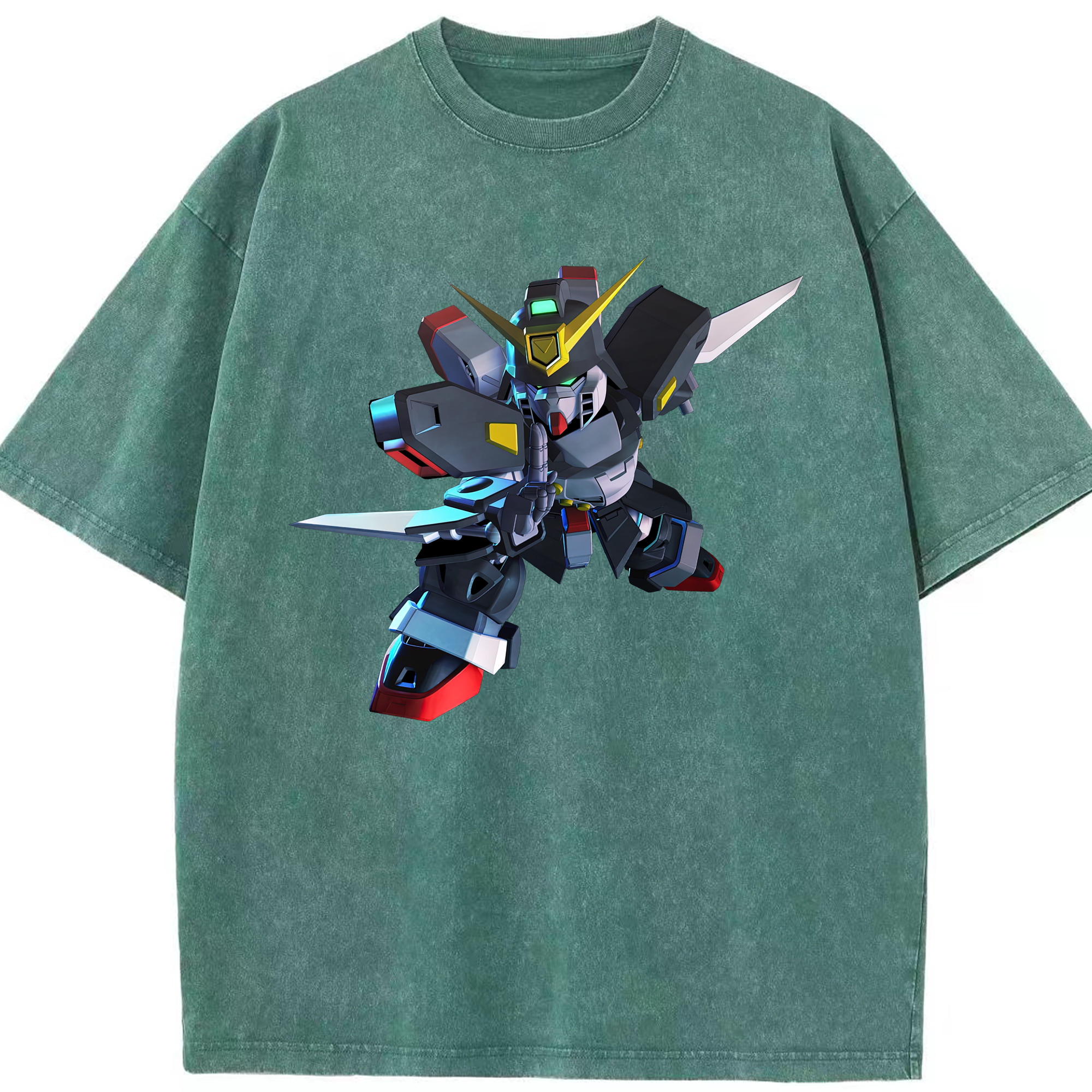（画像用） 機動戦士ガンダム Mobile Suit Gundam 綿100% ヴィンテージ風 半袖Tシャツ（フロントプリント）